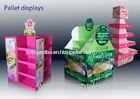 Custom corrugated Cardboard Pallet Display with Colorful Printing for Advertising