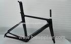 Single Speed Carbon Road Bike Frames Aerodynamic Streamline Profile