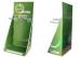 Fashion Green Portable Cardboard Counter Displays Shelfs ENCD023 for hanging disposed good