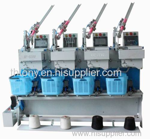 King spool winding machine for embroidery thread