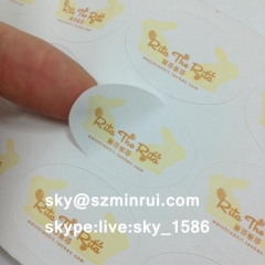 Wholesale One Time Use Adhesive Self Destructible Vinyl Labels Sticker for Tamper Evident