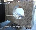 Thailand Golden Seasame Granite Bathroom Vanity Tops with Sink for Commercial hotal project