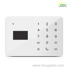 Cheer Touch key home alarm system Security GSM Alarm