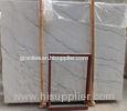 Guangxi white Marble Stone Slab tile countertop for kitchen / bathroom