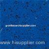 Crystal Light Blue artificial quartz stone worktops / Polished quartz kitchen counter tops