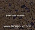 Dark Crystal Brown Polished countertop slabs for bathroom / kitchen