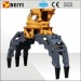 BEIYI hydraulic rotating grapple stone/log/block grab