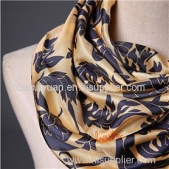 Factory Customized Digital Print Silk 90*90cm Square Scarf Free Sample