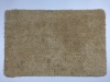 Polyester & Cotton Dirt Trapper Door Mat Brown and white