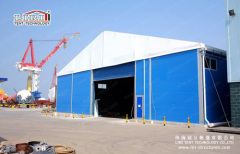 Aluminium Warehouse Tent With Rolling Door