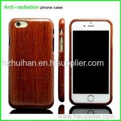 100% wood anti-radiation phone case for iphone 6 phone cover