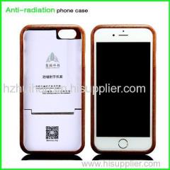 100% wood anti-radiation phone case for iphone 6 phone cover