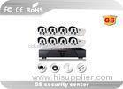 Bullet Type Camera Weatherproof CCTV 8 Channel DVR Kit 1280 X 720 Recording