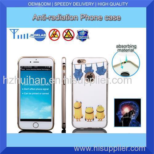 cartoon pattern anti-radiation phone case for mobile phone cover plastic