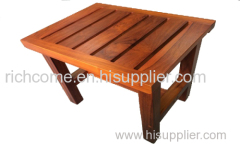 Solid Teak Spa Bench