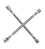 cross rim wrench chrome plated