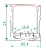 Anodized extrusion led profiles for led ceiling or pendant light