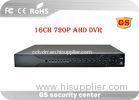 16Ch Video Input HD TVI DVR Network FOR IOS / Symbian Mobile Monitoring