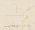 Cloud Beige Prefab Quartz Stone slab for bathroom / Kitchen Countertop