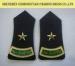 OEM Fabric Embroidered Uniform Shoulder Boards Epaulettes For Military