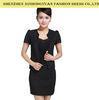One Button Black / Red Office Corporate Uniforms For Women / Formal Office Dresses
