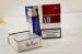 Anti - Forgery Gravure Ivory Cardboard Blank Cigarette Packs Boxes With Patterns