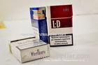 Anti - Forgery Gravure Ivory Cardboard Blank Cigarette Packs Boxes With Patterns