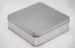 Empty Silver Customized Printing SquareTin Cans Packing 196 X 196 X 63 mm