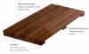 Anti-slip and Water proof Solid Teak Bathroom Mat