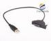 10CM SATA 22 Pin 2.5" 2ND HDD Caddy SSD Super Speed USB 3.0 Adapter Cable