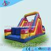 Customized Double Lane Inflatable Playground Slide Tarpaulin Outside