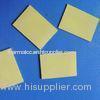 Thermal Silicone Foam Rubber Gap Filler for Cooling Components / LED TV Yellow Soft Compressible