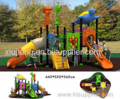 Xiujiang high quality plastic tube slide outdoor playground