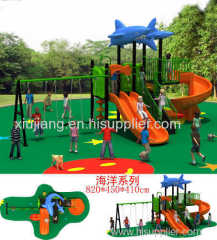 Xiujiang high quality plastic tube slide outdoor playground