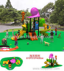 Xiujiang high quality plastic tube slide outdoor playground