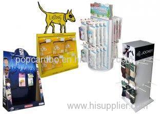 Corrugated paper POP Cardboard Displays stands ENCB011 with strong structure for hanging