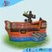 Pirate Ship towable PVC Inflatable Boats for kids 0.4+0.55mm PVC