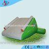 White Large Inflatable Water Slides For Swimming Pool 0.9mm PVC
