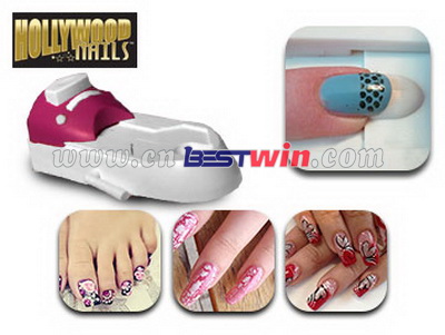 Inventel Hollywood Nails Finger Nail Art Kit Set All in One As Seen On TV