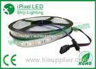 Weatherproof Programmable RGB LED Strip Chasing Color DMX Compatiable 14.4watt / m