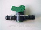 Black Body and Green Handle Plastic Ball Valve for Pump Assembly Part