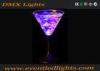 Pink And Purplr Led Champagne Flutes With Food Grade Plastic