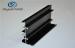 Standard Black Powder Coating Aluminum With Cutting For Doors And Windows