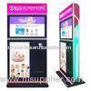 2 Screens Smart Digital Signage Duty Free Shopping Kiosk With ID Card Reader