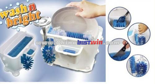 Mini Household Plastic Dish Washer Wash & Bright 