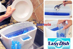 Mini Household Plastic Dish Washer Wash & Bright