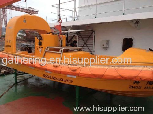 CCS/EC/BV/ABS Approval FPR Material Self-righting Fast Rescue Boat