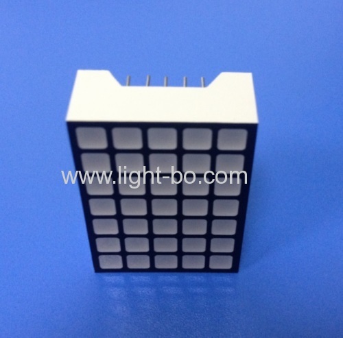 3.39mm Orange 5*7 Square dot matrix led display row anode for elevator position indicator