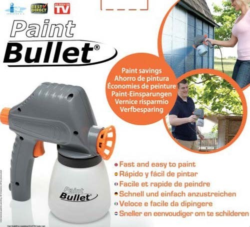 Electric Household Panit Spray Gun Paint Bullet As Seen On TV