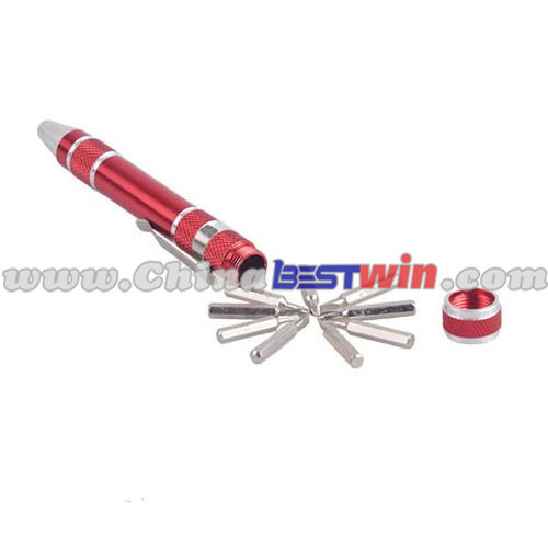 8Bits Screwdriver Tool Pen With Clip